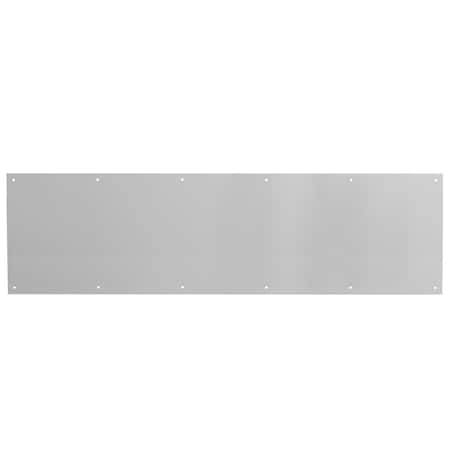Prime-Line Door Kick Plate, 10 in. x 34 in., Satin Aluminum Single Pack J 4965